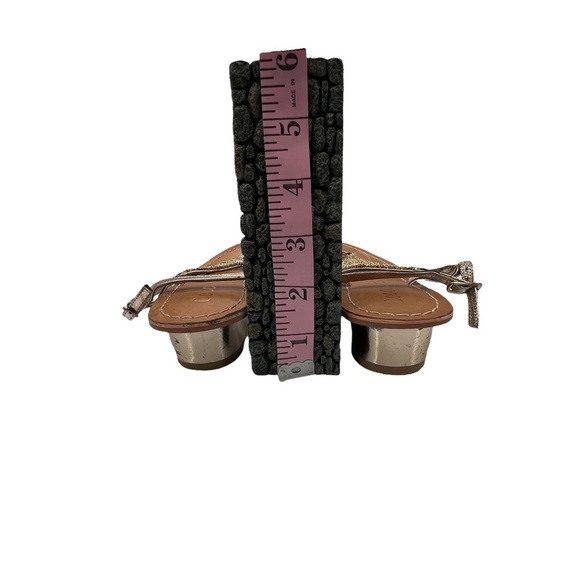 Coconuts by Matisse Gold Delight Gemstone Ankle Strap Sandals Size 10 Women's - Picture 6 of 7